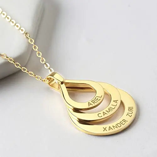 Chain Kids Names Mom Necklace Charm Mother Necklace Kids Names