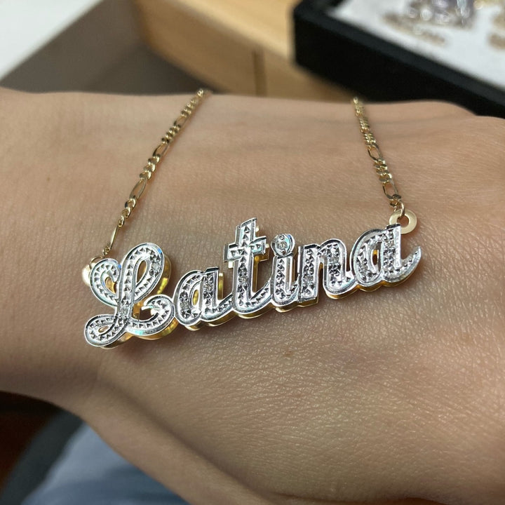Latina name necklace