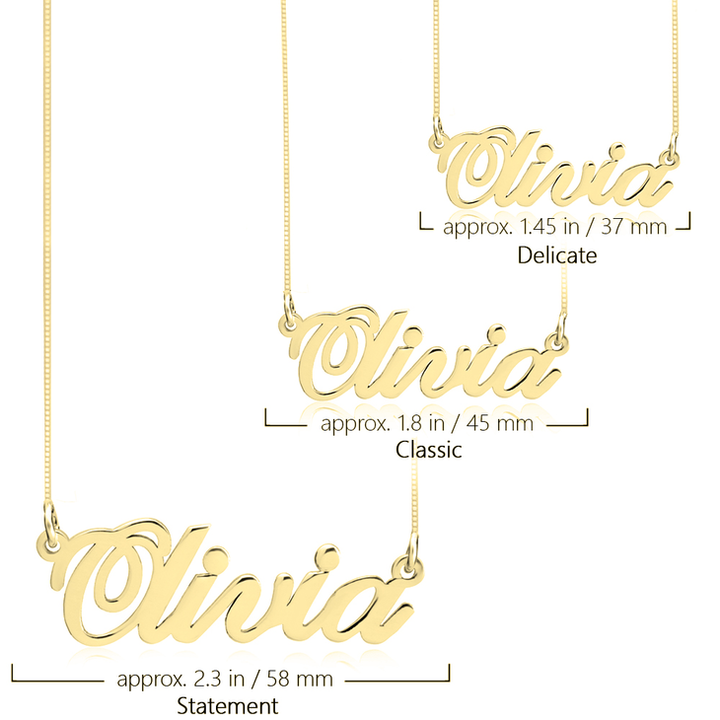 Personalized Nameplate Necklace | NamePlateDepot