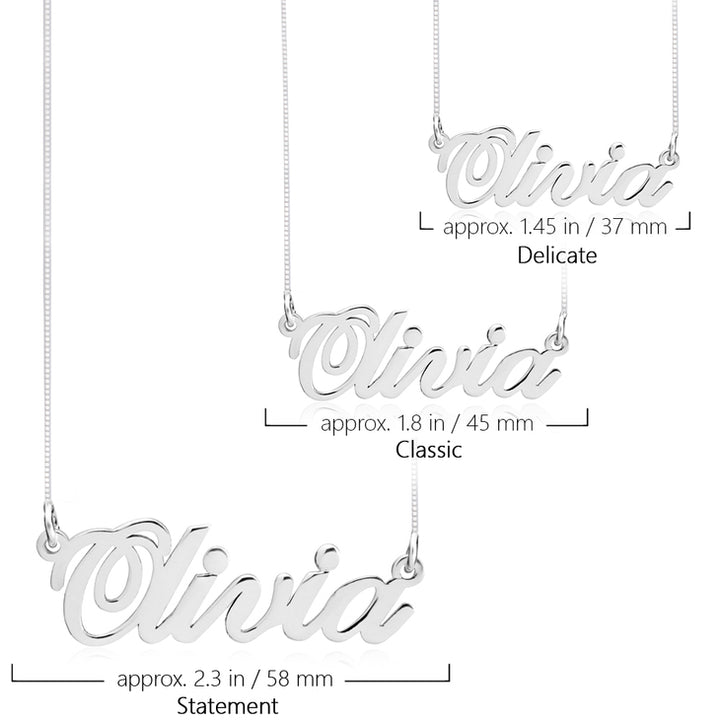 Personalized Nameplate Necklace | NamePlateDepot