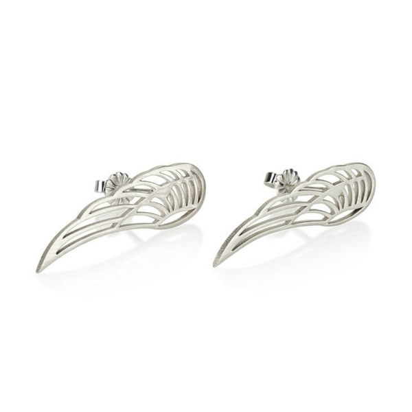Customizable Elegant Angel Wing Earrings