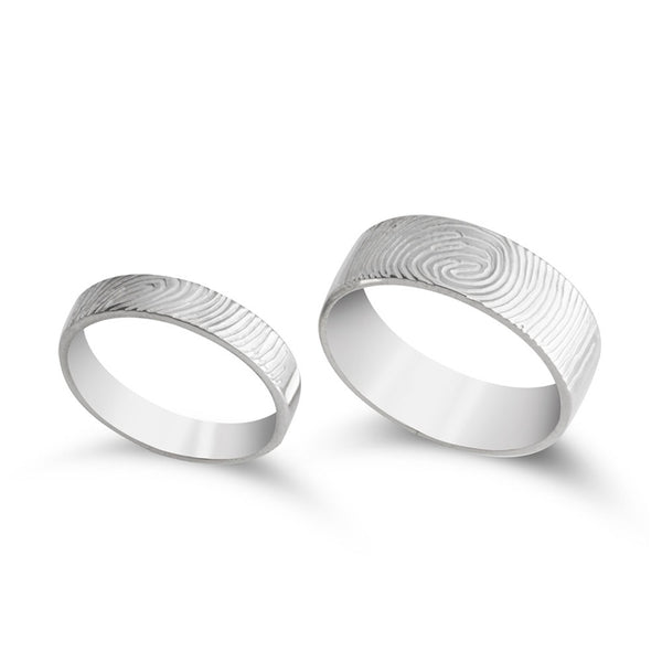 Personalized Unique Fingerprint Ring