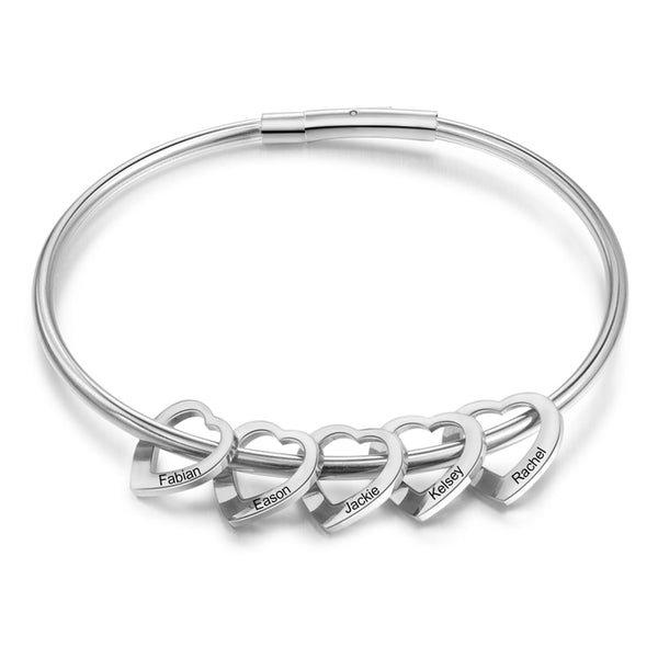 Personalized Mother And Children Names Bracelet