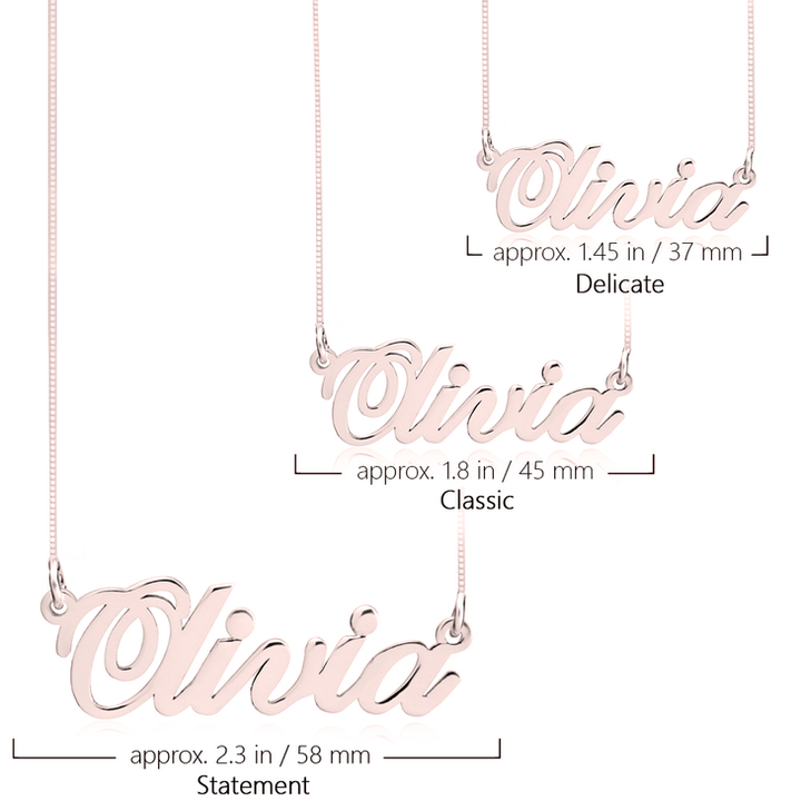 Personalized Nameplate Necklace | NamePlateDepot