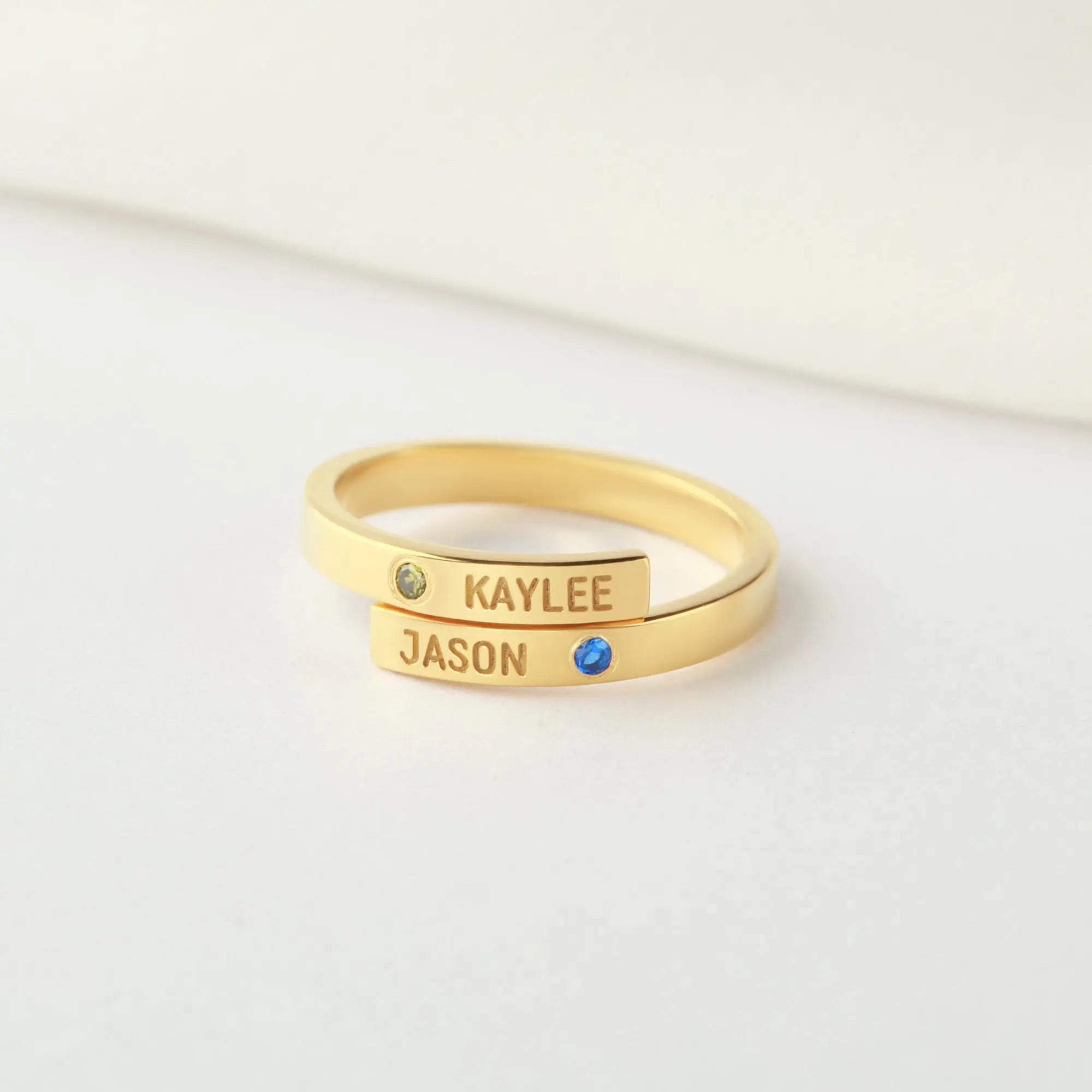 Mom Ring with Kids Names, Mom Ring 2 Kids, Personalized Mom Jewelry ...