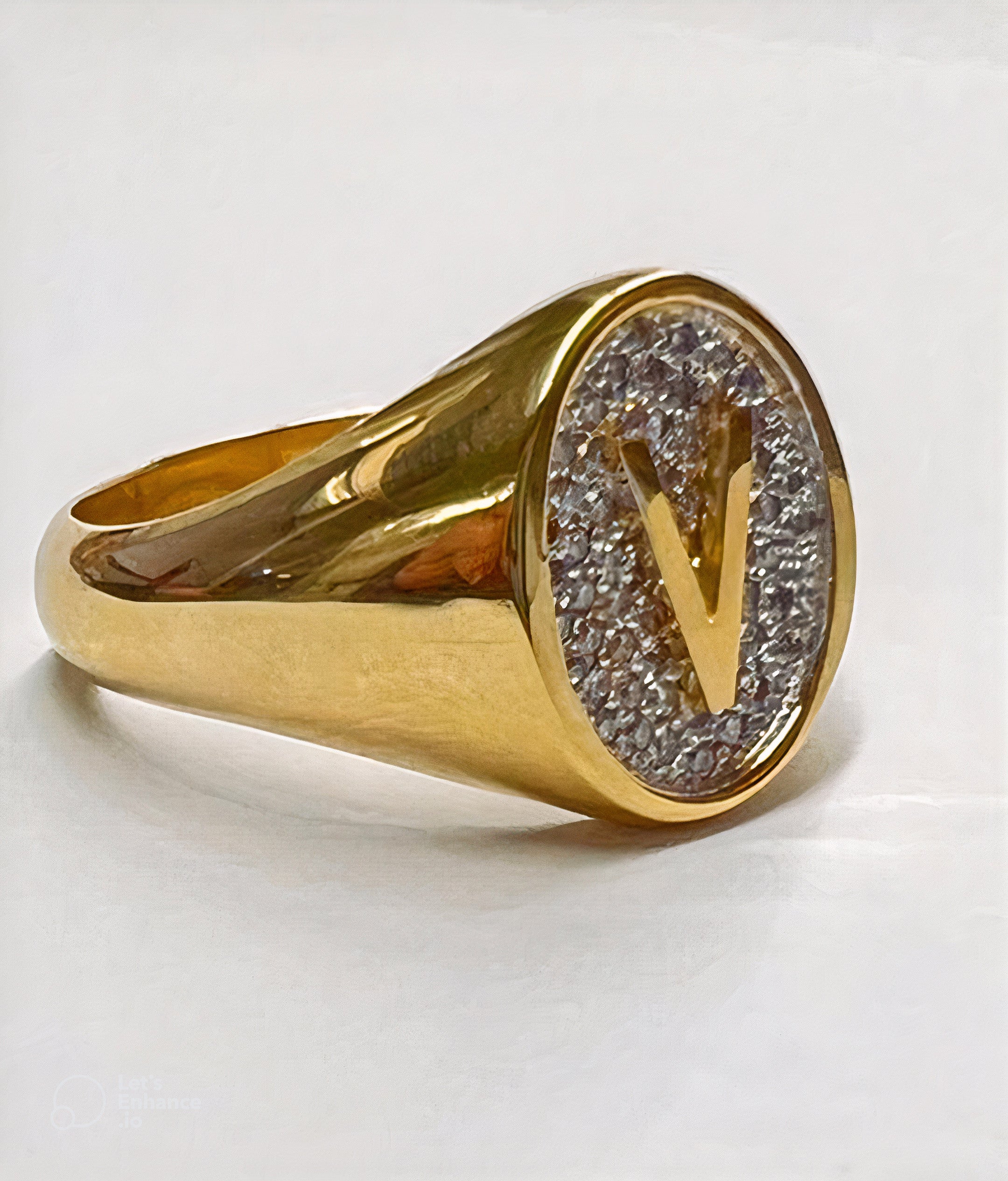Men's initial Ring – Kimiya