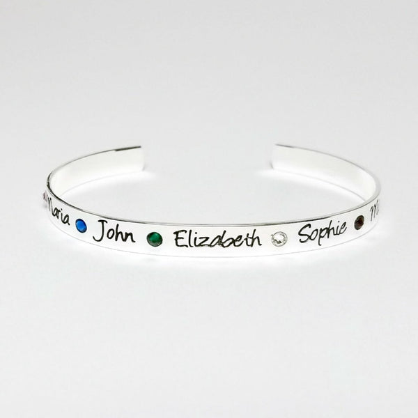 grand children name bracelet