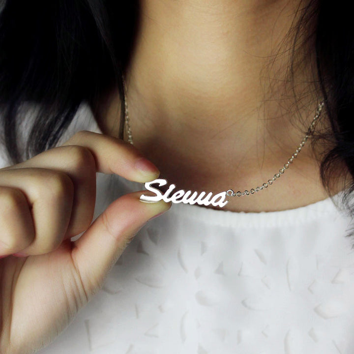 how name necklace looks