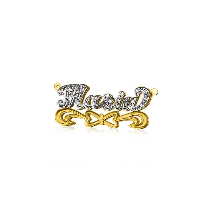 name necklace made of gold