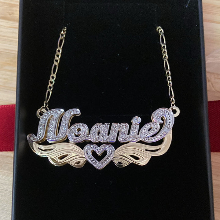 3d nameplate necklace 