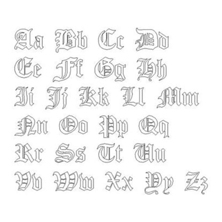 old English font ideas